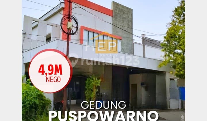 Bangunan gedung semi furnished di tengah kota Semarang