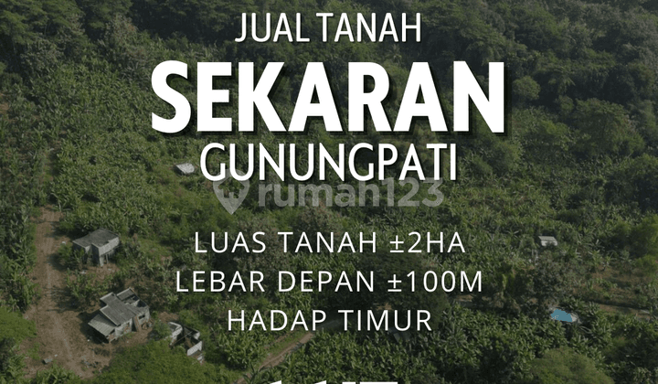 Tanah di Sekaran Gunungpati Semarang dekat UNNES