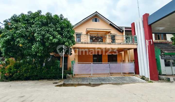 Rumah Hoek Sudut Depan Taman Graha Harapan Bumyagara Mustika Jaya Kota Bekasi