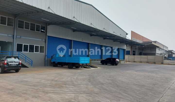 Pabrik di MM 2100 HGB Baru, siap pakai, loading dock ada