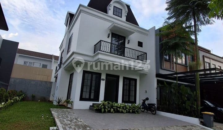 Rumah Baru 3 Lantai Cluster Cosmo The Icon Bsd City Gaya American Classic Harga Rp 3,8 Miliar