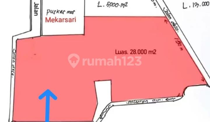 Kavling Komersial dan Industri di Citeras Rangkas Bitung Serang Banten Luas Tanah 8 Hektar Surat SHM