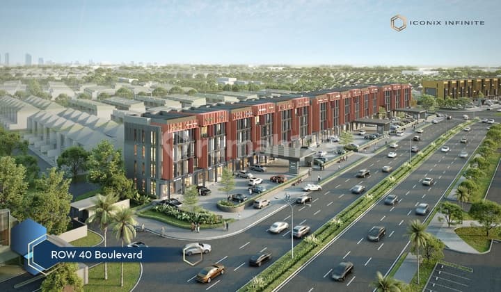 Studio Loft ICONIX INFINITE BSD City; 4 floors; Includes LIFT; 10% discount near Aeon Mall toll gate, price Rp. 8.3 M after discount.