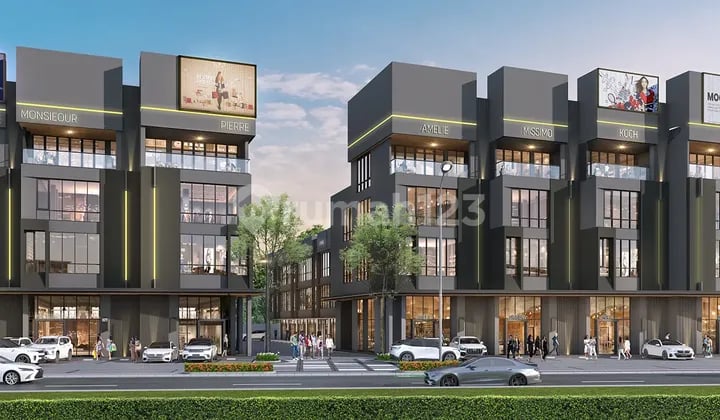 Studio Loft Maxim Square - Hoek - Ruang Usaha Modern 4,5 Lantai, Desain Elegan dan Fleksibel, Tepat di Boulevard Utama Gading Serpong, Dekat Tol dan Fasilitas Premium!
