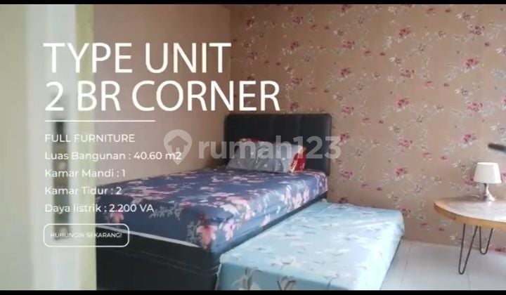Ayodhya Residence Tower Indigo Lt 19, Furnished, Murah Banget, Siap Huni