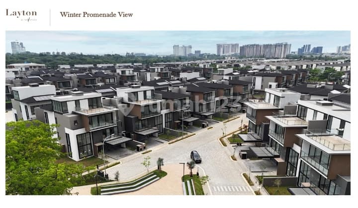 Investasi Properti Mewah Bsd - Last Ready Stock Layton Navapark 3 Lantai Plus Lift, Cluster Termewah dengan Roi Tinggi di Kawasan Cbd Bsd Dekat Aeon Mall & Tol