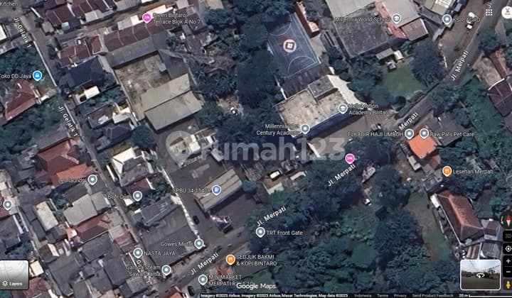 Tanah Disewa Merpati Raya Tangsel