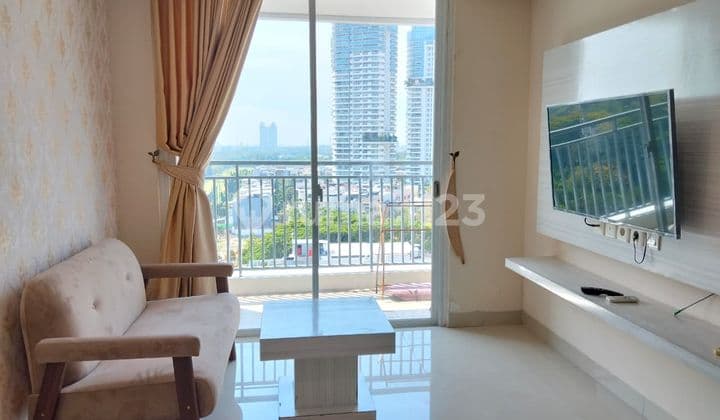 Disewakan Apartemen Springhill Terrace Uku 73 M2 Furnished 2 Kt+2 Km LT 11 Furnished Siap Huni