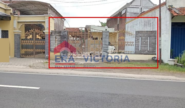 Jual Rumah Pinggir Jalan di Mojo Kediri Ada Sisa Lahan