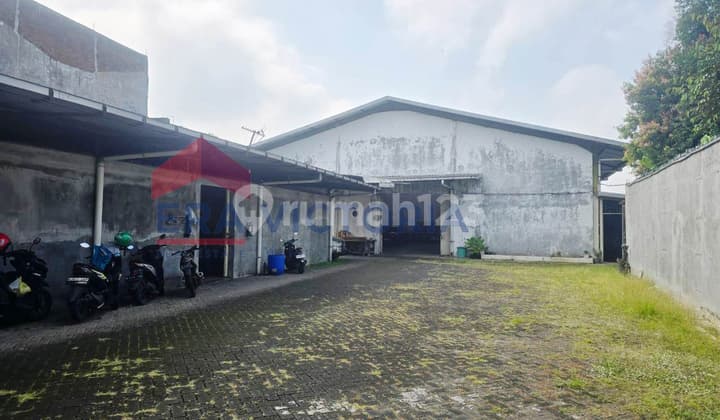 Gudang Dijual di Bandulan Lokasi Strategis Pinggir Jalan Raya