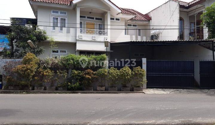 Rumah 2lt pinggir jalan raya Cirendeu