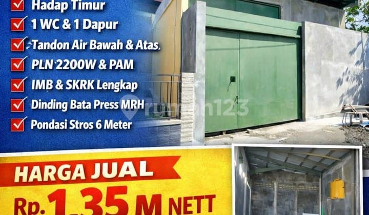 For Sale Cheap .. Warehouse in Medokan Sawah Near UPN