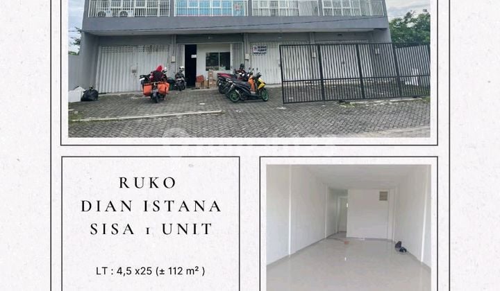 Dijual / Disewakan Ruko Dian Istana Wiyung