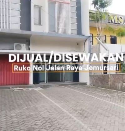 Dijual / Disewakan Ruko Raya Jemursari Surabaya