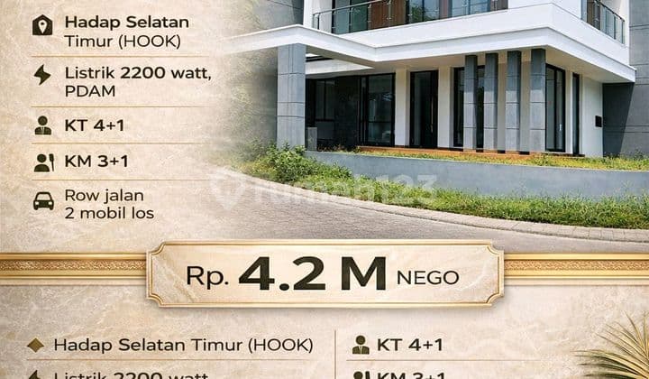 Dijual Rumah Hook New Minimalis di Citraland
