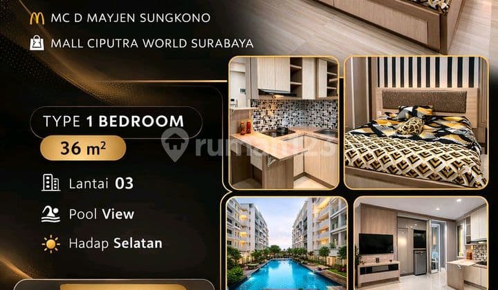 Dijual / Disewakan Apartemen Grand Sungkono Lagoon Lantai Rendah