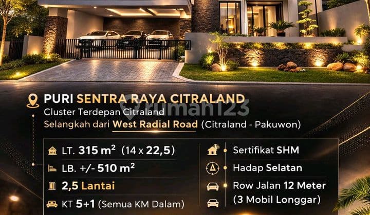 Dijual Rumah di Puri Sentra Raya Furnished Siap Huni