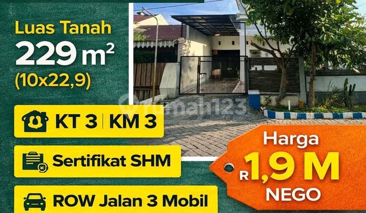 Murah ! Rumah di Rungkut Mejoyo Selatan Hitung Tanah
