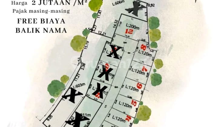 Kavling Termurah Nempel Jalan Siap Bangun di Jedung Gunungpati