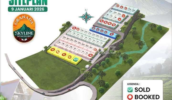 Promo Kavling Murah bisa Dicicil di Wonosobo