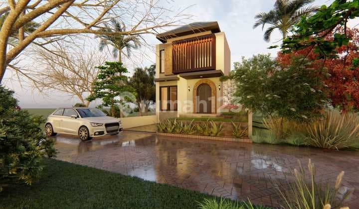 Rumah Mewah 2 Lantai Siap Bangun Nempel Jalan di Mangunsari Gunungpati