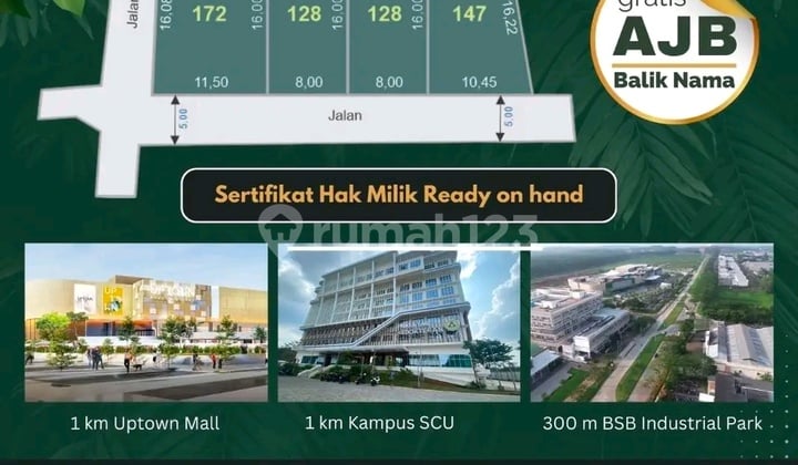 Tanah Kavling Murah SHM Ready Deket Sabhara di Mijen