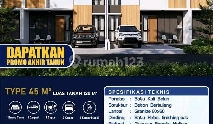 Hunian Eksklusif Siap Bangun Deket Pasar Ace di Mijen