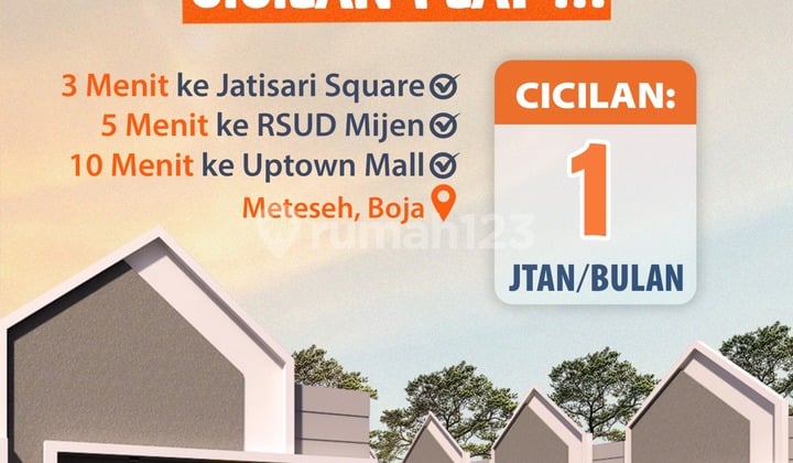 Rumah SUbsidi Murah DP Hanya 10 Jutaan di Campurrejo Boja