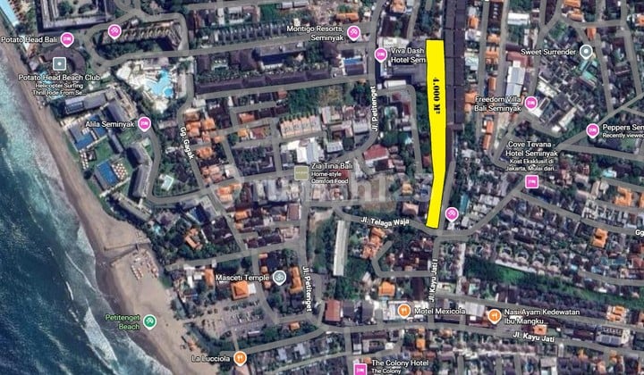 Prime Commercial Land 40 Are In The Heart Of Petitenget, Seminyak