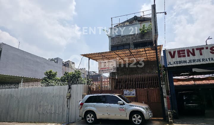 Jual Ruko Kebon Jeruk Raya, Lokasi Strategis, Pinggir Jalan Utama