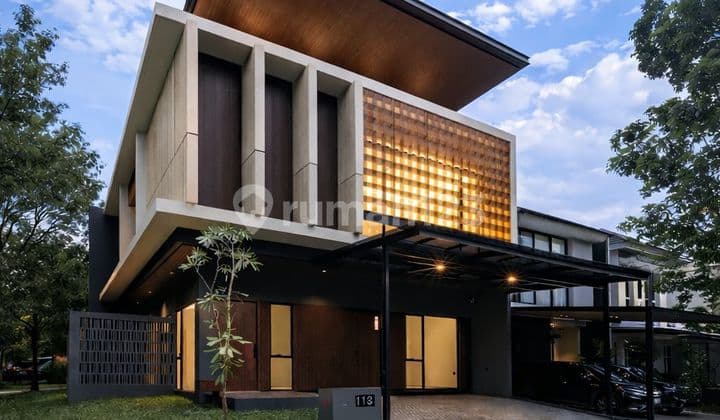 Rumah Baru Foresta BSD Luas 234M, Hoek, Bangunan Mandiri, Bagus