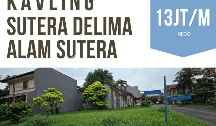 Dijual Kavling Sutera Delima Alam Sutera