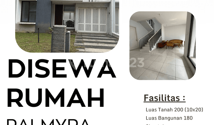 For Rent House Palmyra Alam Sutera