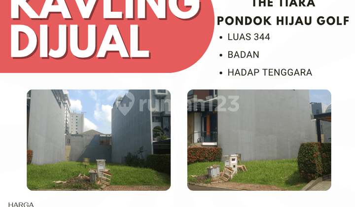 DIJUAL KAVLING THE TIARA PONDOK GIJAU GOLF GADING SERPONG