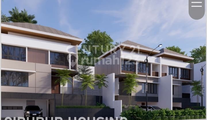 RUMAH 3 LANTAI DESAIN MODERN MINIMALIS DI PERUMAHAN CIRACAS
