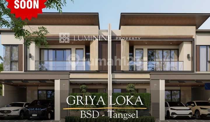 2 Brand New Houses Under Construction with Attractive Designs in the Best Location at Griya Loka