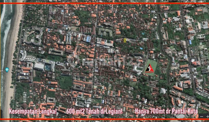 Rare 600m2 Land in Legian