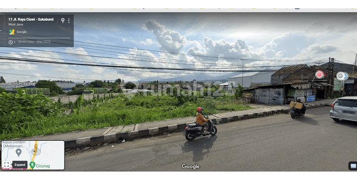 Jual Cepat Tanah 3140 m2 di Dekat Pabrik Aqua Mekarsari Cicurug Sukabumi