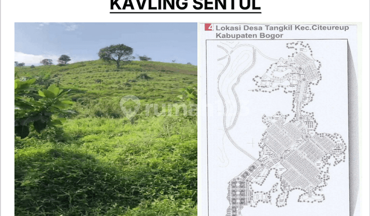 Jual Cepat Tanah 100 Ha Di Belakang Permata Sentul Golf Club