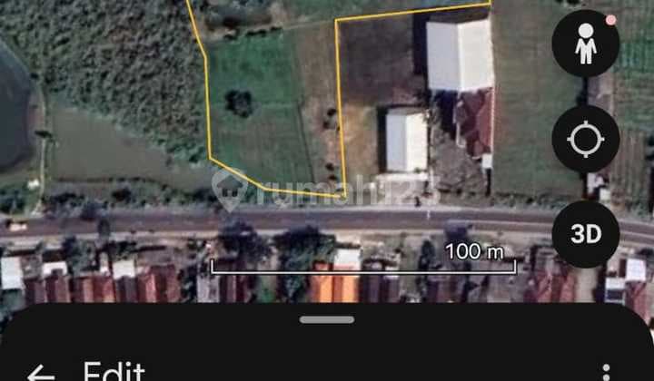 QUICK SALE OF 1.22 HA LAND BY THE ROAD IN INDUSTRIAL ZONE, LAMONGAN