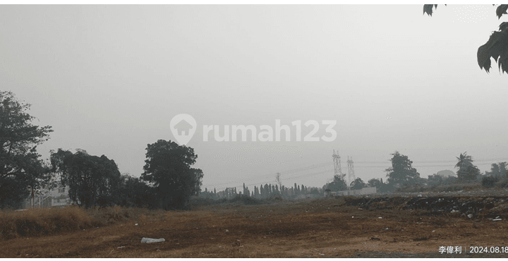 Jual Tanah Murah 2 Ha, Lokasi Strategis Di Diklat Pemda Tangerang