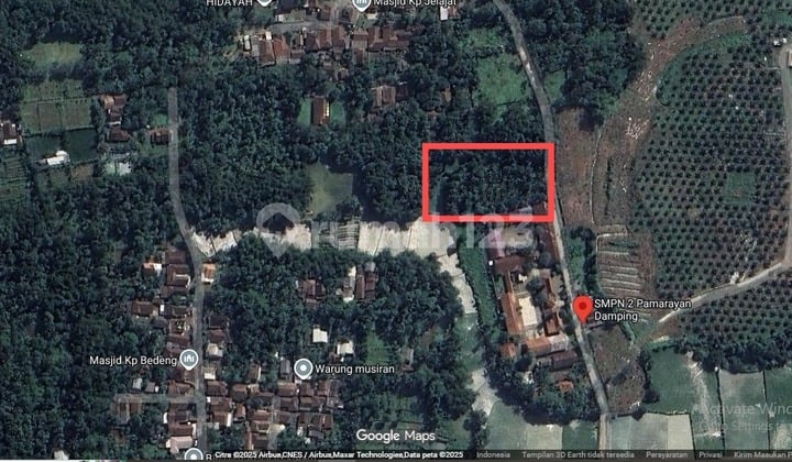 Jual Cepat Tanah Lt 2862 M2 Di Pamerayan Serang Banten