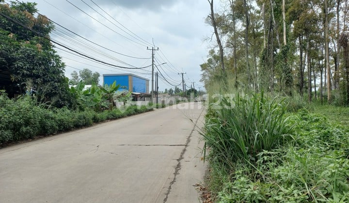 Jual Cepat Kavling Di Pinggir Jalan LT 1710 M2 Dekat Kawasan Industri Cileles Tigaraksa