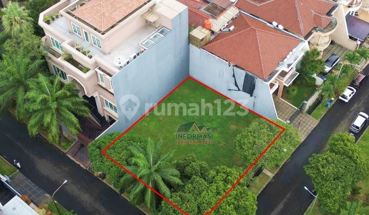 Tanah di Puri Indah blok K bagus langka huk utara timur 440 m²