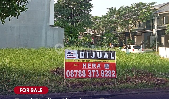 DIjual tanah kavling strategis HOOK di Sutera Narada, Alam Sutera - Tangerang