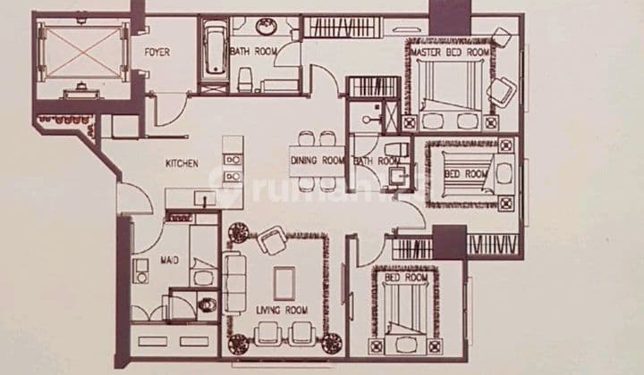 Sell De Residence Waterplace Apartment, Pakuwon Indah