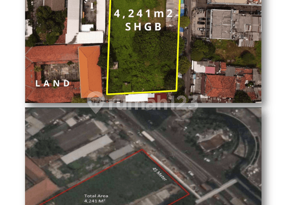 Prime Commercial Land on Senen Raya Street, Central Jakarta
