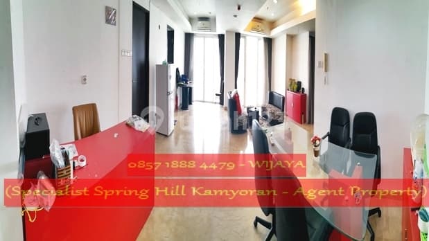 DISEWAKAN Apartemen Royale Springhill 192m2 (SemiFurnish-Hadap Laut+Golf)