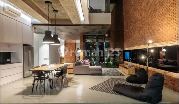 Modern Industrial House with Rooftop and Pool in South Jakarta