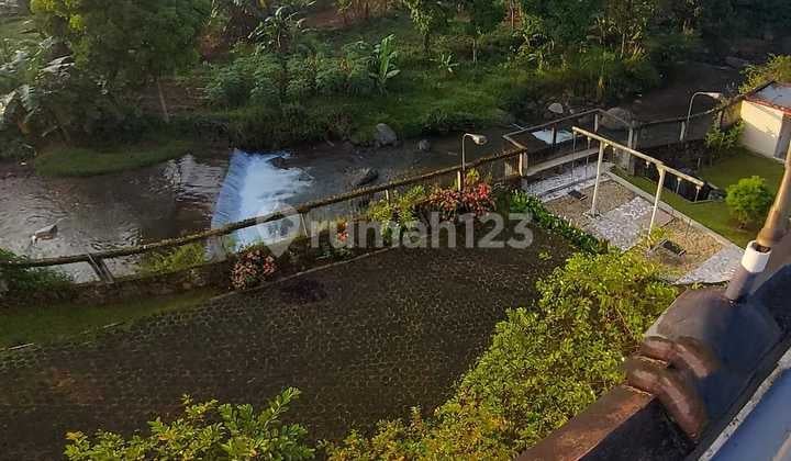 Villa Puncak View Gunung Dan Pinggir Sungai Jual Cepat Hitung Tanah Aja